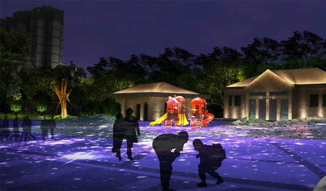 南充體育公園兒童樂園—亮化工程設計案例